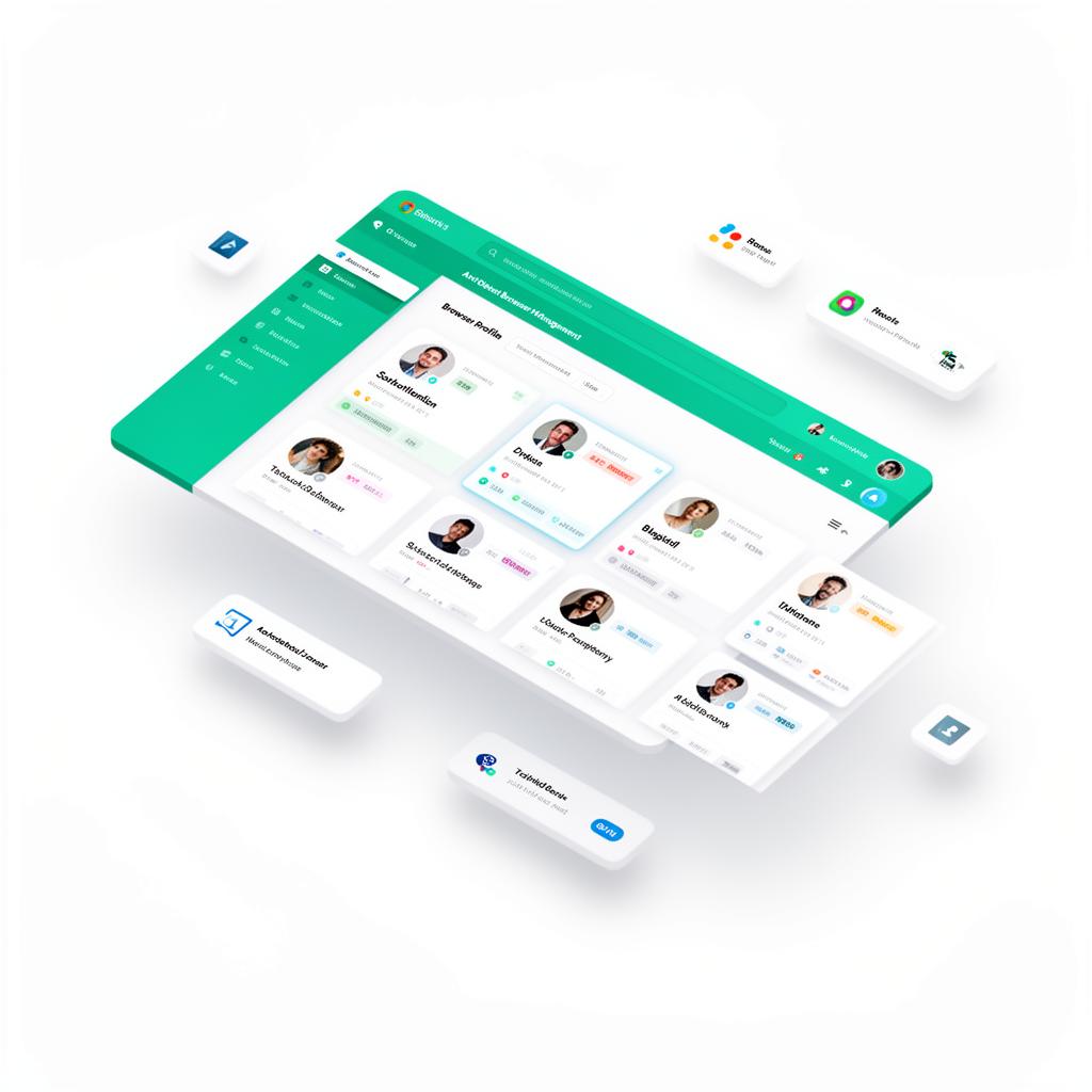 Gologin browser profiles dashboard for managing ad accounts