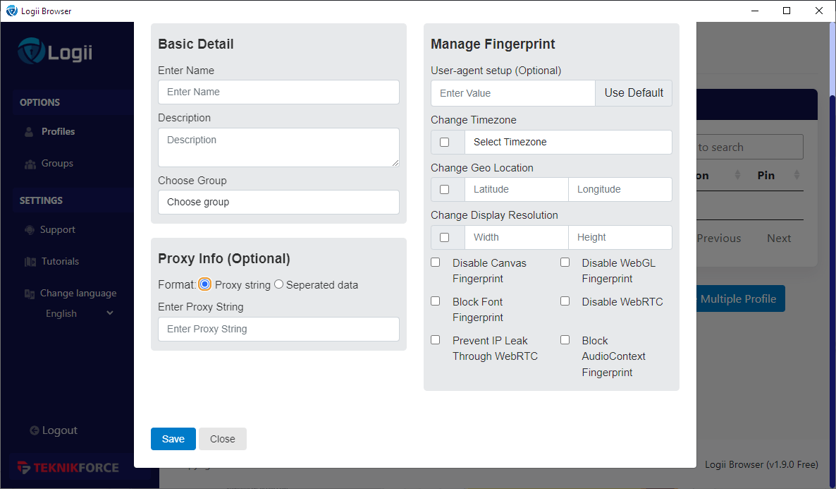 Logii Browser