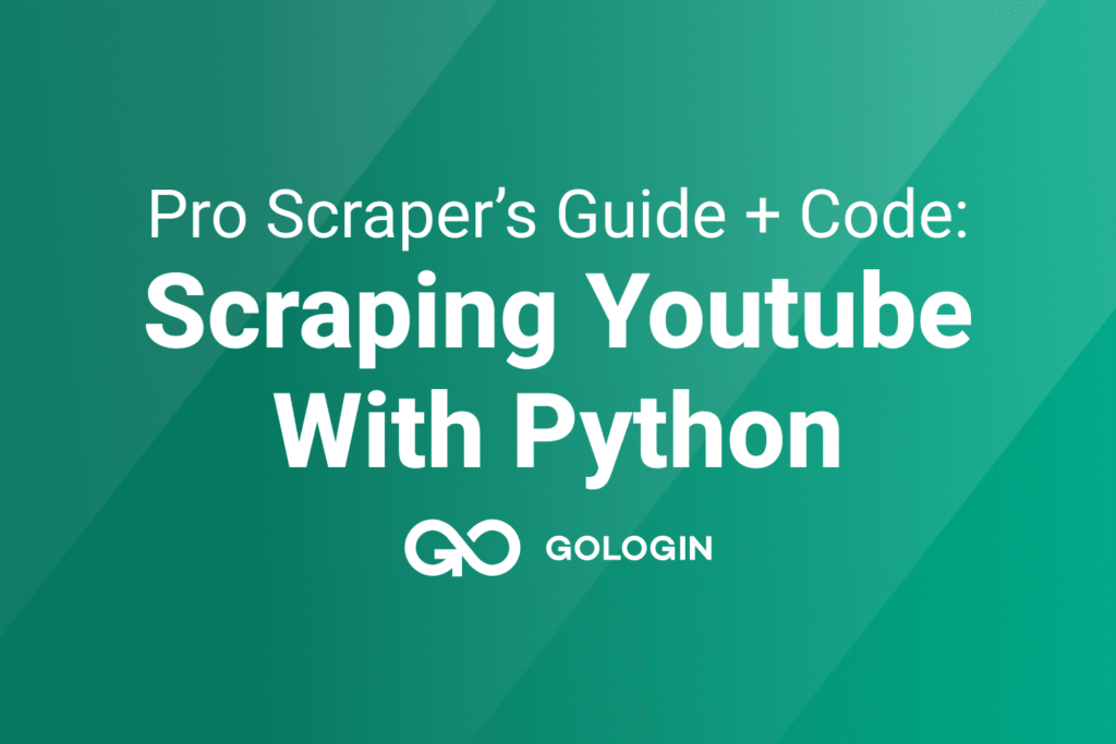 Web Scraping Youtube with Python