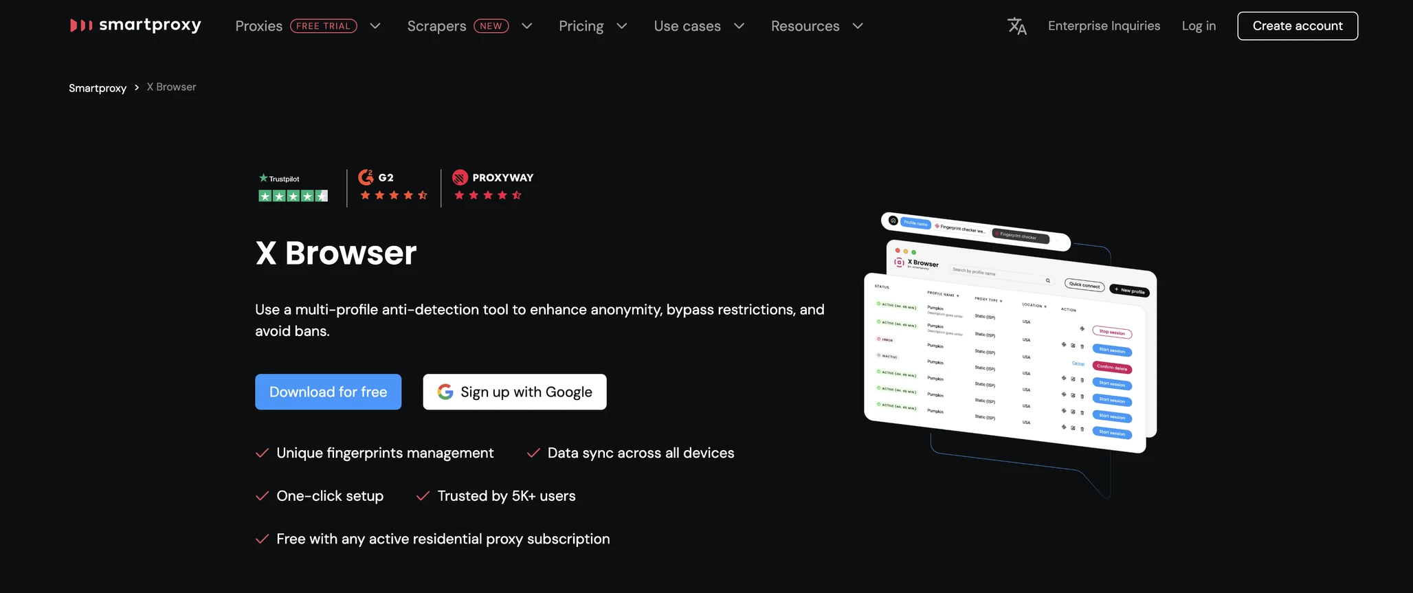 x browser download