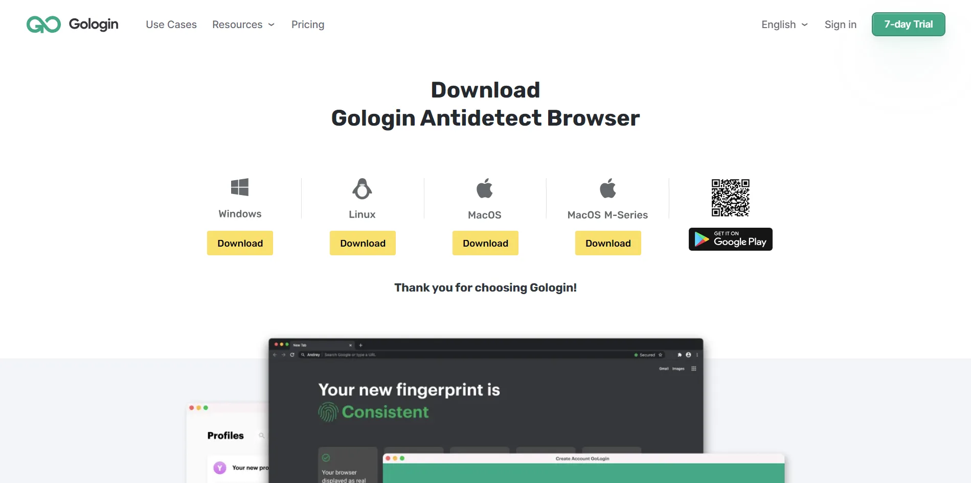 Gologin platforms