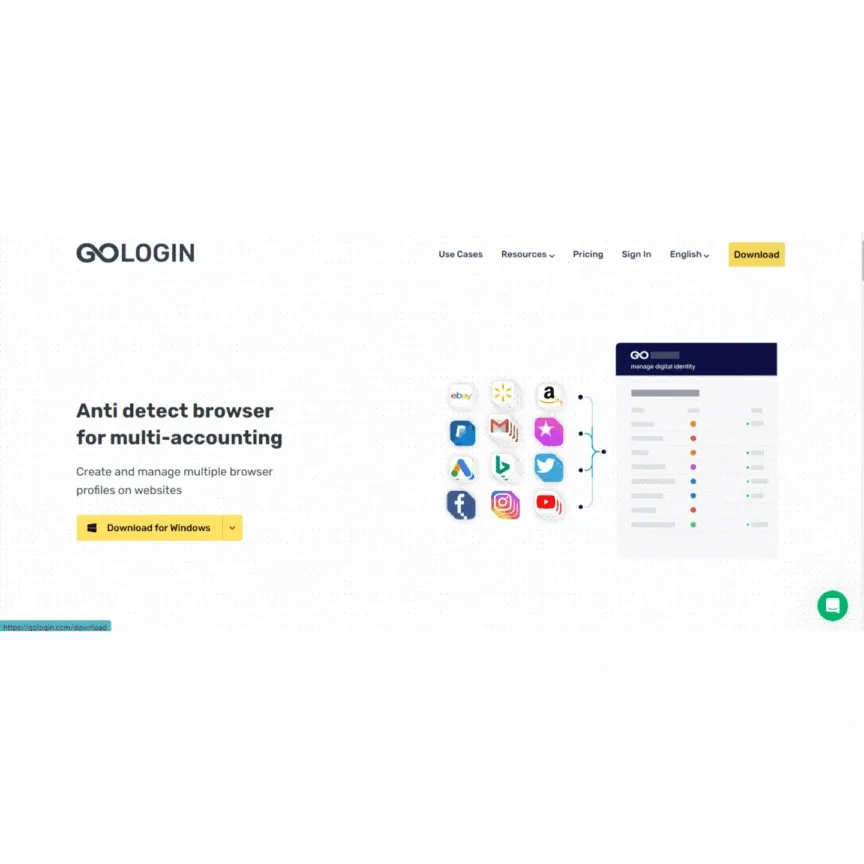 web scraping using gologin
