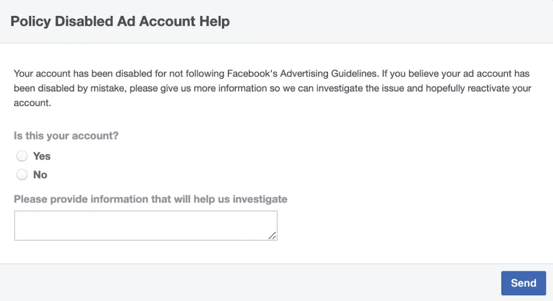 Account is disabled перевод. Ad account disabled. Facebook ads Policy. Disabled Policy Facebook. Facebook ads аккаунт заблокирован.