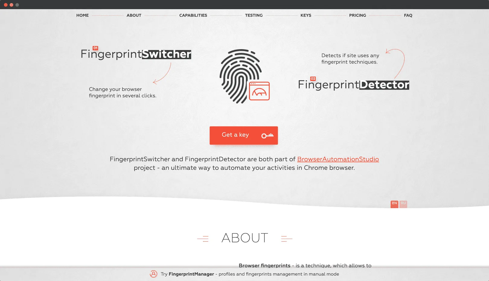 fingerprint switcher