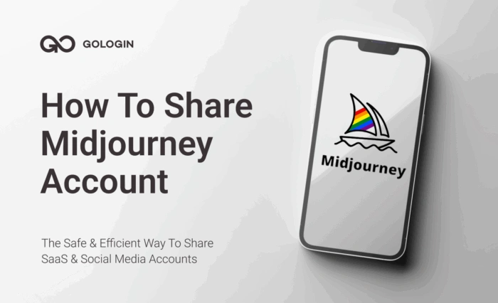 how to share midjourney account