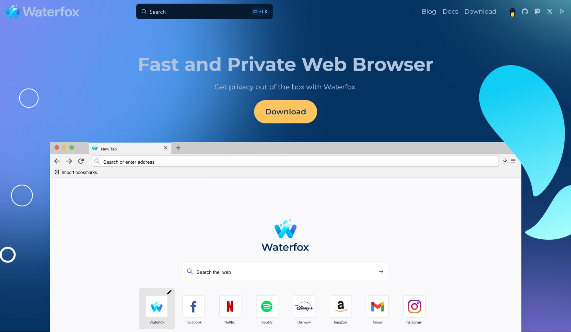 About Waterfox