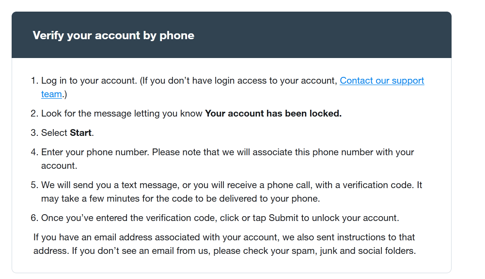 Unsuspend Your Account