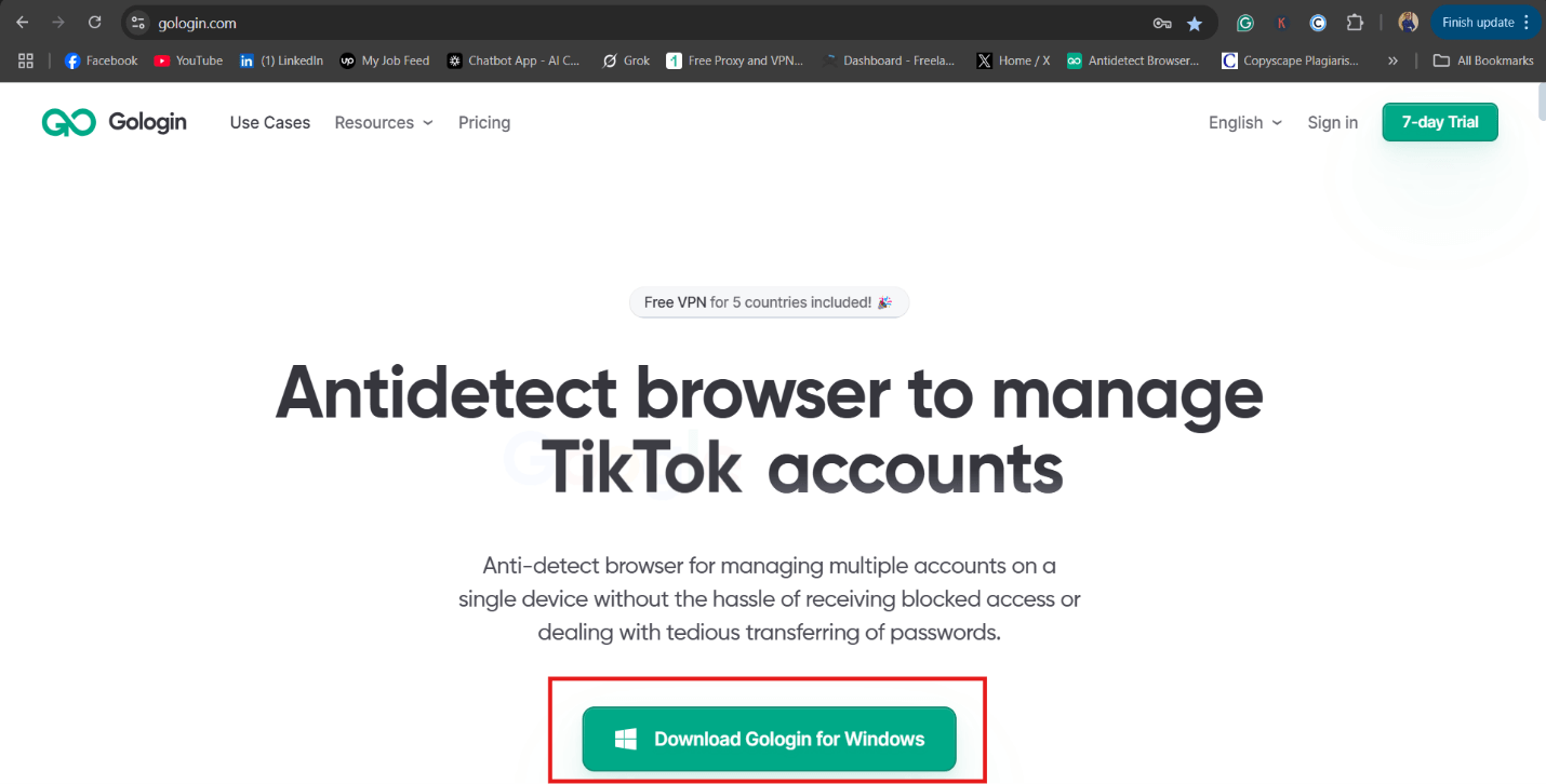 Gologin App for Windows 