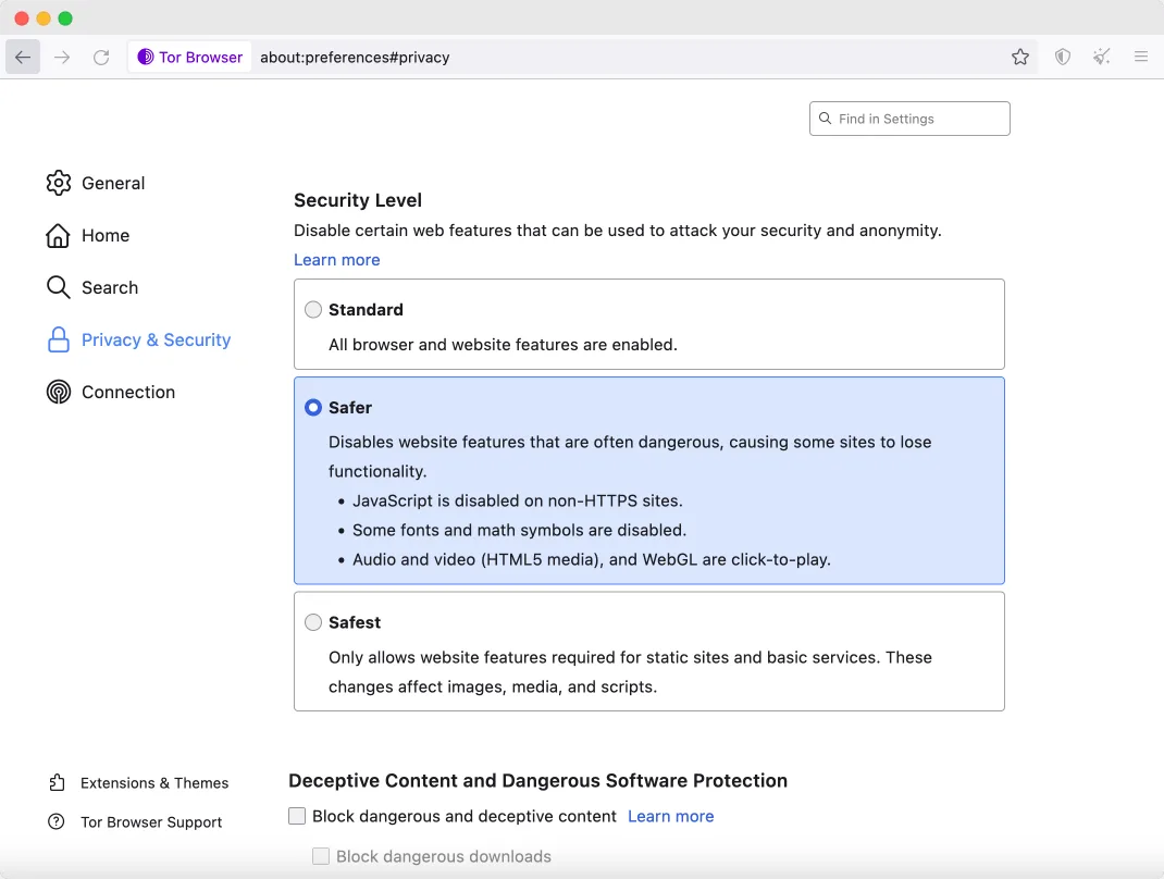 Tor Browser Alternative