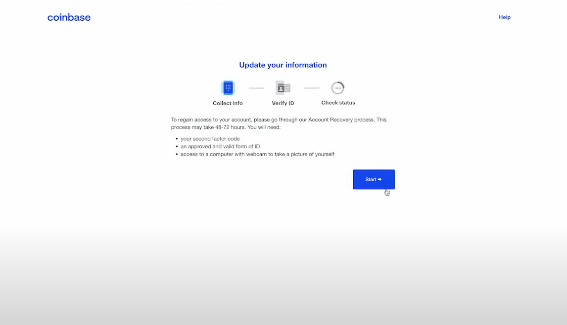 Coinbase Account Restricted