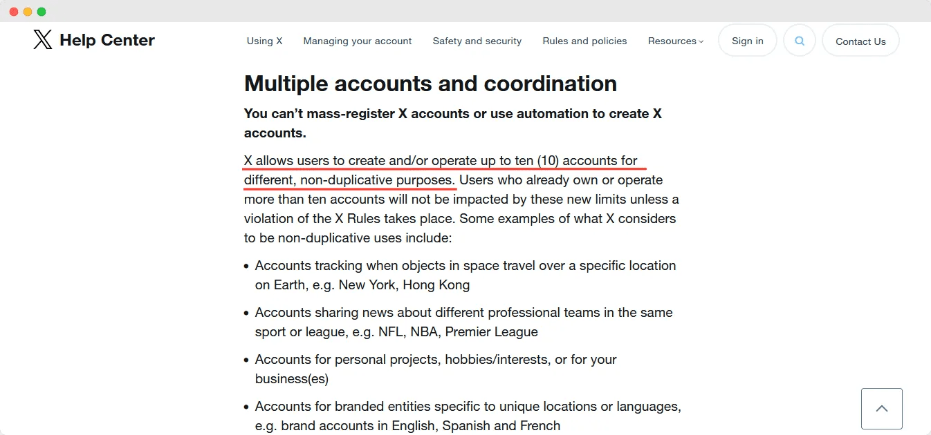 X Account Suspended