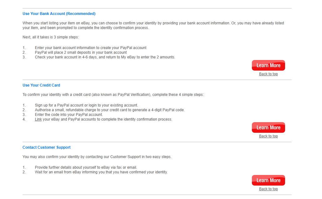 verify your ebay account