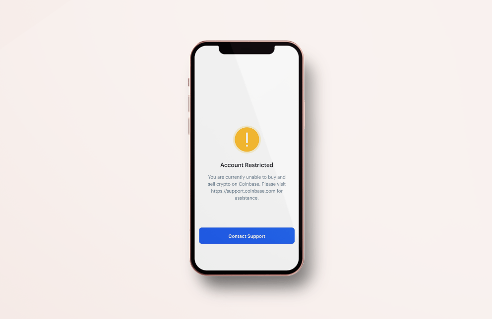 Coinbase Account Restricted