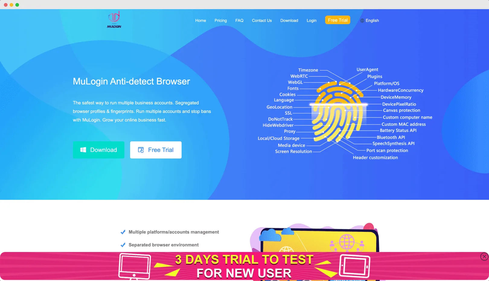 anti fingerprint browser