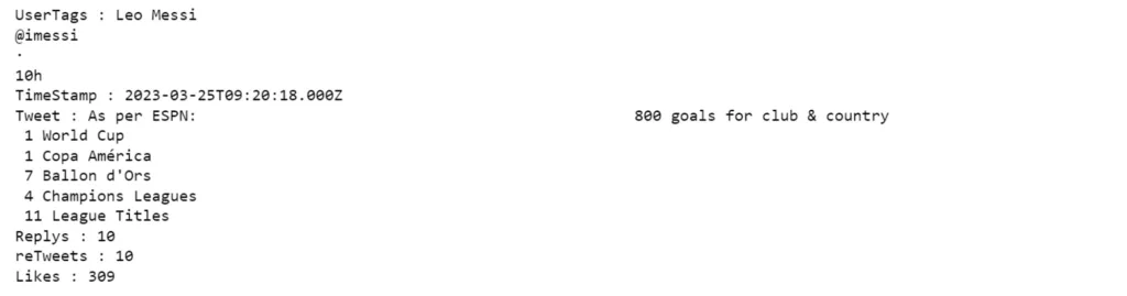 web scraping twitter