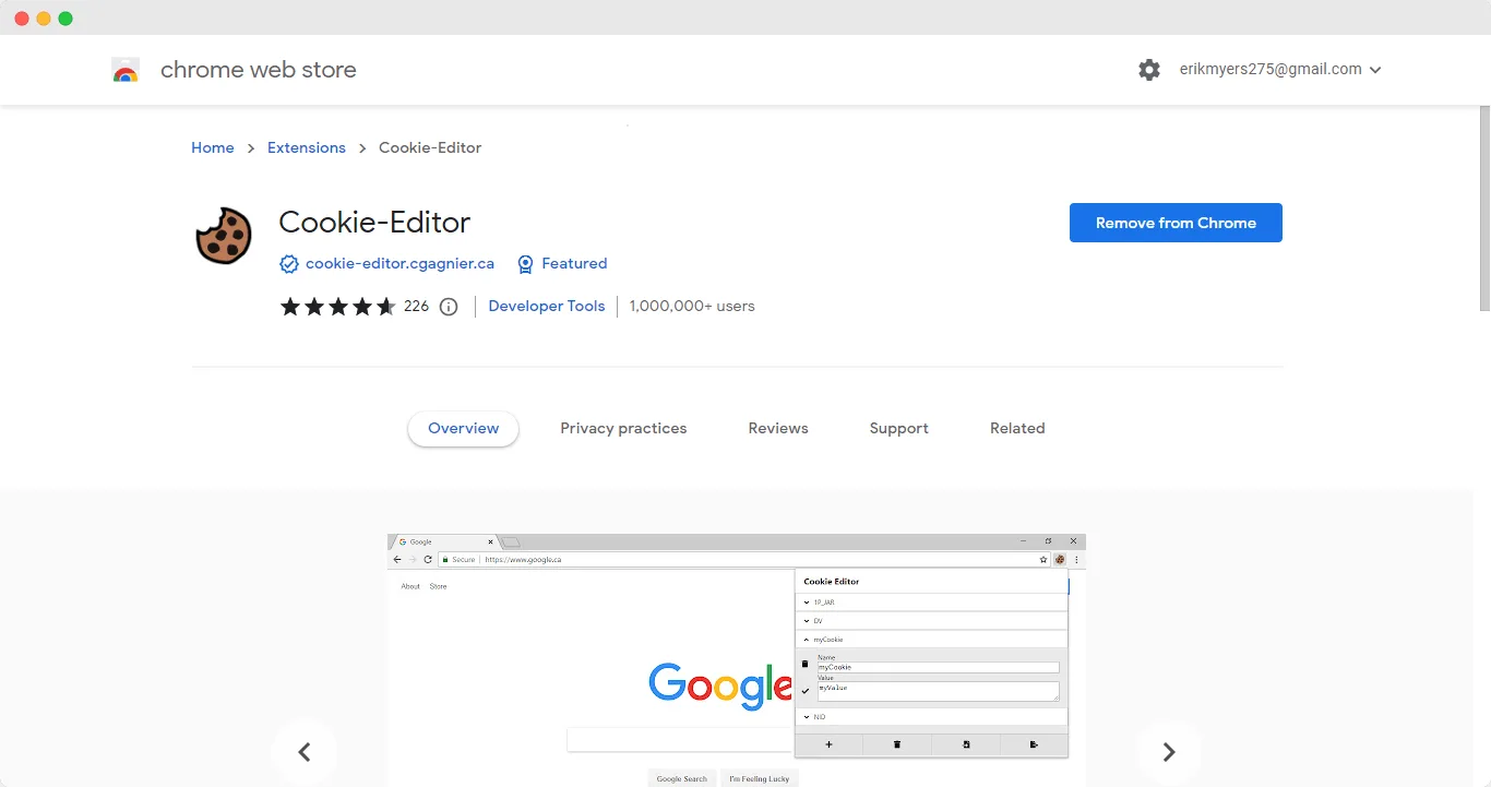 cookie editor