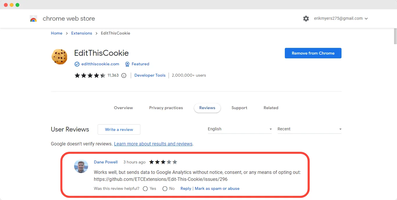 cookie editor