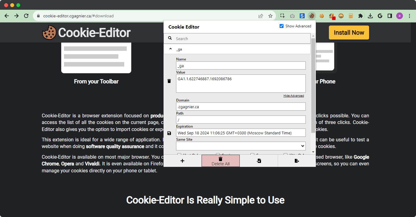 Cookie-Editor